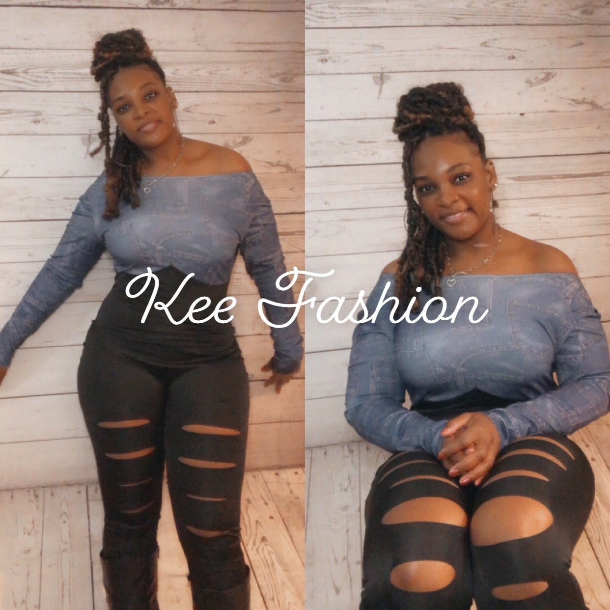 Plus size distressed leggings  Plus size baddie outfits, Curvy